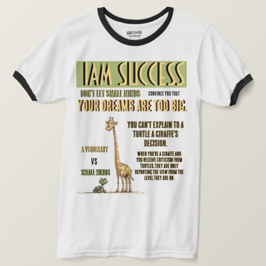 EIN VISIONÄR T-Shirt (Design vorne)