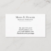 *~* ein visitenkarte (Rückseite)