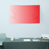 Ein visuell ansprechendes, rot-weiß gestreiftes Ba Banner (Messeveranstaltung)