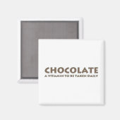 Ein Vitamin, das täglich eingenommen wird Magnet (Vorderseite/Rückseite)