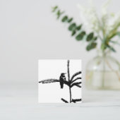 Ein Vogel auf dem Zweig Begleitkarte (Stehend Vorderseite)