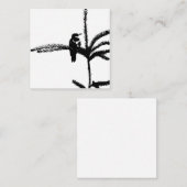 Ein Vogel auf dem Zweig Begleitkarte (Vorne/Hinten)