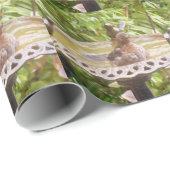 Ein Vogel im Bad Geschenkpapier (Rolleneckpunkt)