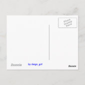 ein Vogel im Baum bei Sonnenuntergang Postkarte (Rückseite)