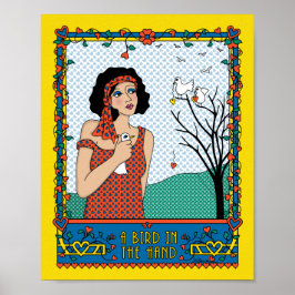 Ein Vogel im Hand_B_8x10-Poster Poster