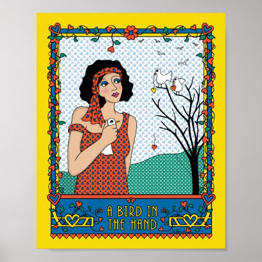 Ein Vogel im Hand_B_8x10-Poster Poster (Vorne)