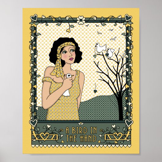 Ein Vogel im Hand_C_8x10-Poster Poster (Vorne)