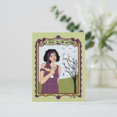 Ein Vogel in der Hand_A_Postkarte Postkarte (Stehend Vorderseite)