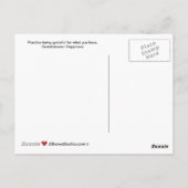 Ein Vogel in der Hand_C_ Postkarte (Rückseite)