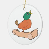 Ein Vogel in der Hand ist in Bush zweitrangig Keramikornament (Links)