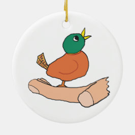 Ein Vogel in der Hand ist in Bush zweitrangig Keramikornament