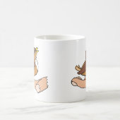 Ein Vogel in der Hand Kaffeetasse (Mittel)
