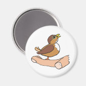 Ein Vogel in der Hand Magnet (Vorderseite/Rückseite)