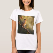 Ein Vogel singt morgens T-Shirt (Vorderseite)