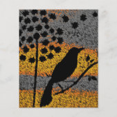 Ein Vogel unter den Feathers Paper Sheet (Vorderseite)