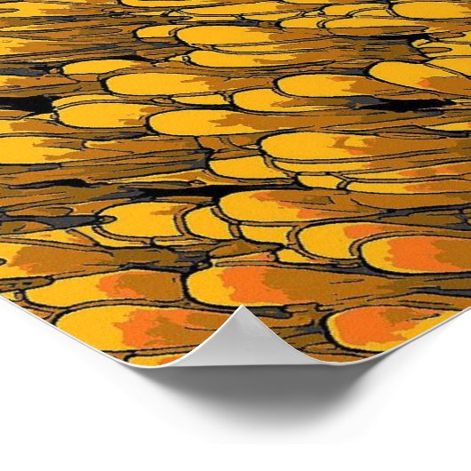 Ein Vogel unter den Feathers Poster (Ecke)