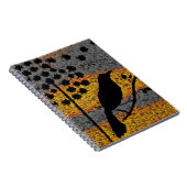 Ein Vogel unter den Feathers Spiral Notebook Notizblock (Rechte Seite)