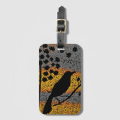 Ein Vogel unter den Federn Gepäckanhänger (Vorderseite Vertikal)