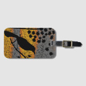 Ein Vogel unter den Federn Gepäckanhänger (Vorderseite (Horizontal))