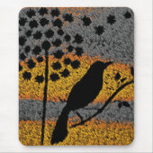 Ein Vogel unter den Federn Mousepad (Vorne)