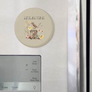 Ein Vögelchen hat mir Blumen erzählt Magnet