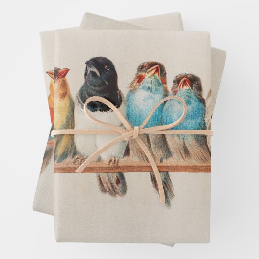 Ein Vogelpark, 1880 von Hector Giacomelli Geschenkpapier Set (Beispiel)