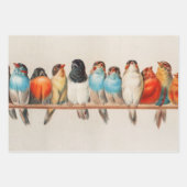 Ein Vogelpark, 1880 von Hector Giacomelli Geschenkpapier Set (Vorderseite)