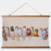 Ein Vogelpark (1880) von Hector Giacomelli Wandteppich Mit Holzrahmen (Vorne)