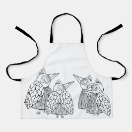 ein Vogeltreffen Schürze