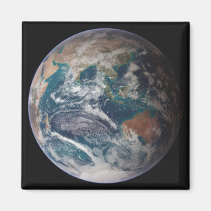 Ein volles - Ansicht von Erde globale Daten Magnet