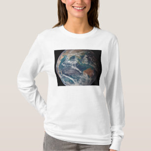 Ein volles - Ansicht von Erde globale Daten T-Shirt