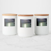 Ein Vollmond, der die ästhetische Kunst der Ägäis Lebensmitteletikett (Flaschen)