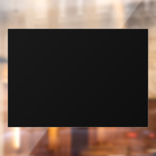 Ein vollständig schwarzes Bild mit einer subtilen Fensteraufkleber