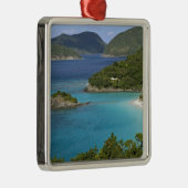 Ein von Caneel Bay von einer Straße in St. John Silbernes Ornament (Rechts)