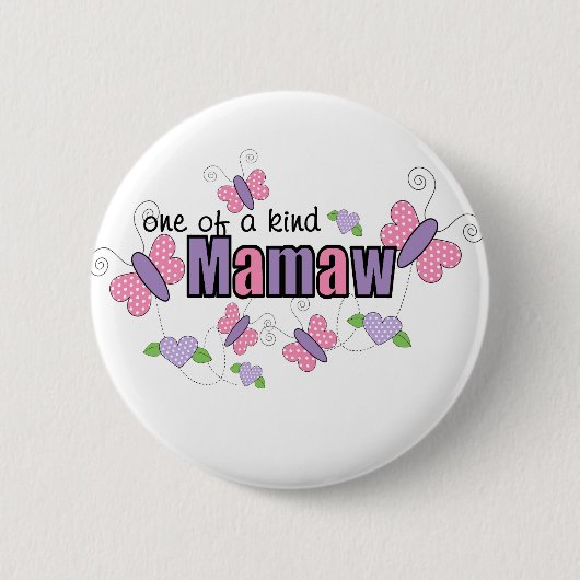 Ein von einem netten Mamaw Button (Vorderseite)