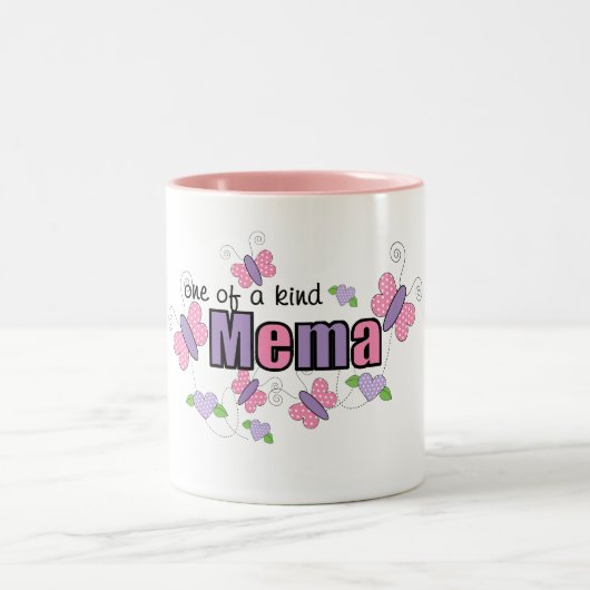 Ein von einem netten Mema Zweifarbige Tasse (Mittel)