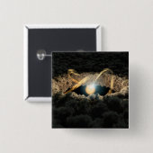 Ein von einer protoplanetären Diskette umgebener S Button (Vorne & Hinten)