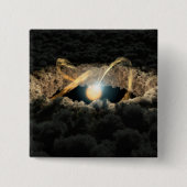 Ein von einer protoplanetären Diskette umgebener S Button (Vorderseite)