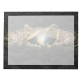 Ein von einer protoplanetären Diskette umgebener S Notizblock (Vorderseite)