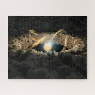 Ein von einer protoplanetären Diskette umgebener S Puzzle