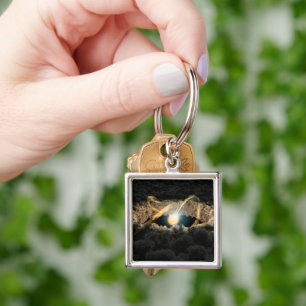 Ein von einer protoplanetären Diskette umgebener S Schlüsselanhänger