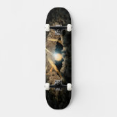 Ein von einer protoplanetären Diskette umgebener S Skateboard (Vorderseite)