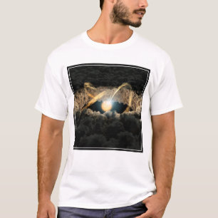 Ein von einer protoplanetären Diskette umgebener S T-Shirt