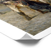 Ein Vorfall im Inselkrieg - Napoleon tritt ein Poster (Ecke)