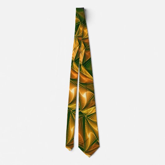 Ein voronisches Dreiecksmuster für Mathematiker Krawatte (Rückseite)