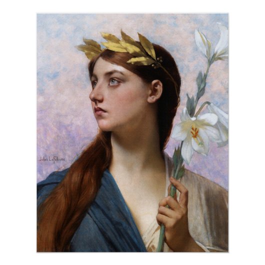 Ein Vorwurf des Sieges von Jules Joseph Lefebvre Poster (Vorderseite)