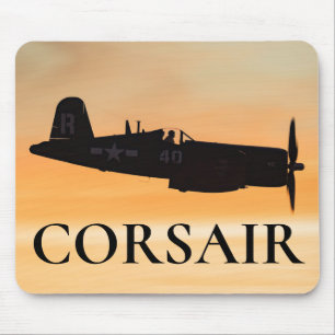 Ein Vought F4U Corsair-Jagdflugzeug Mousepad