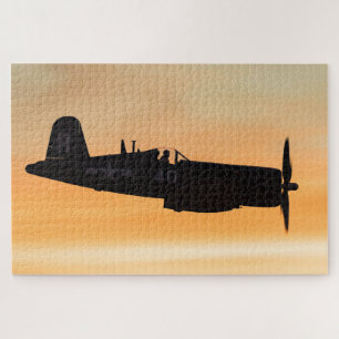 Ein Vought F4U Corsair-Kampfflugzeug Puzzle