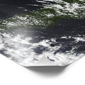 Ein vulkanischer Abfluss aus der Rabaul-Caldera Fotodruck (Ecke)