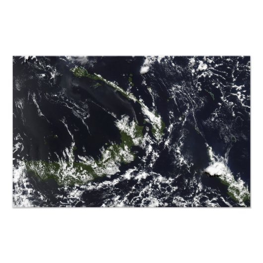 Ein vulkanischer Abfluss aus der Rabaul-Caldera Fotodruck (Vorne)